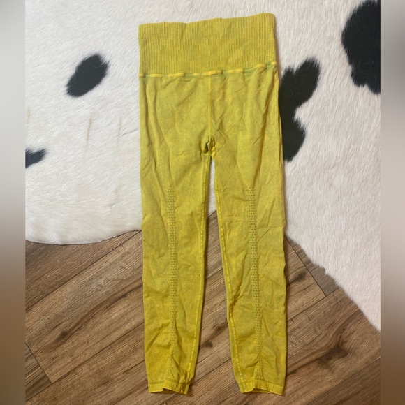 FREE PEOPLE MOVEMENT GOOD KARMA LEGGINGS - SPARKLING CITRUS - Picture 9 of 11